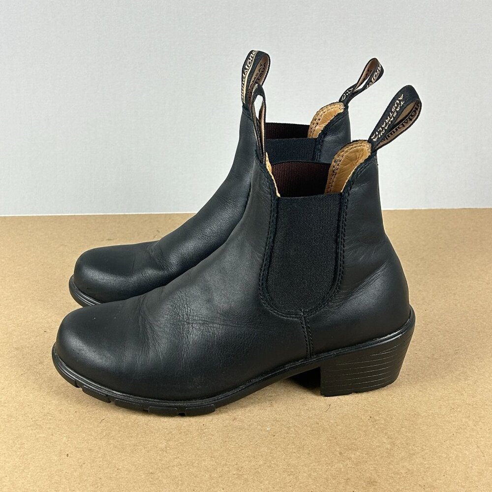 Blundstone Black Heeled Boots